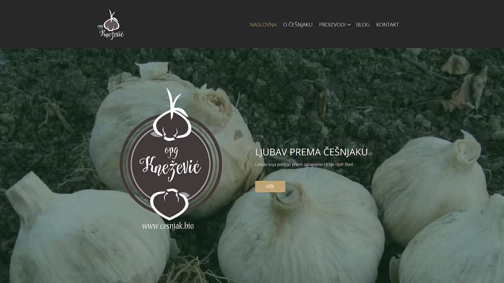 OPG Knežević - brandiranje i web stranica