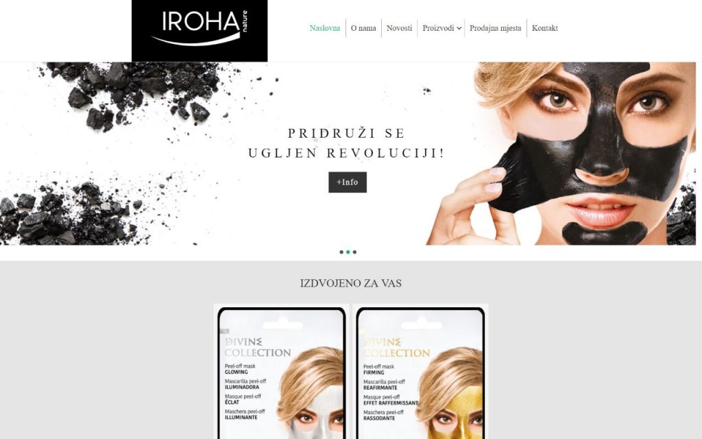 IROHA Nature - web stranica