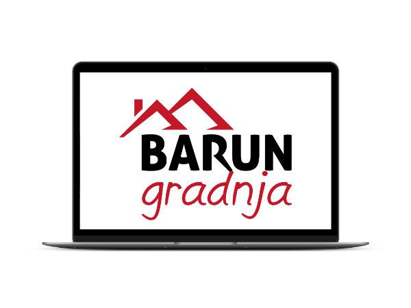 Barun gradnja - rebranding, logotip i web stranica