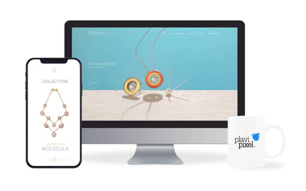 Izradili smo web stranicu za najpoznatijeg hrvatskog dizajnera nakita - Nenada Sovilja