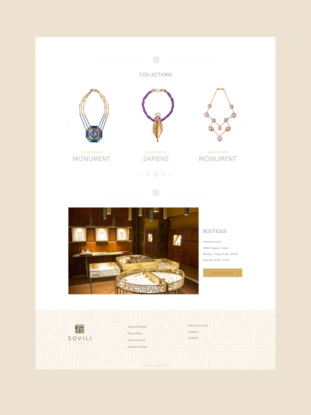 Sovilj, web